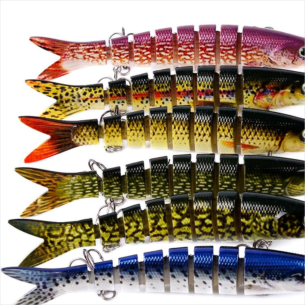 Pike Multi-Jointed Swimbait 8-Segment — BiteClutch Hard Bait