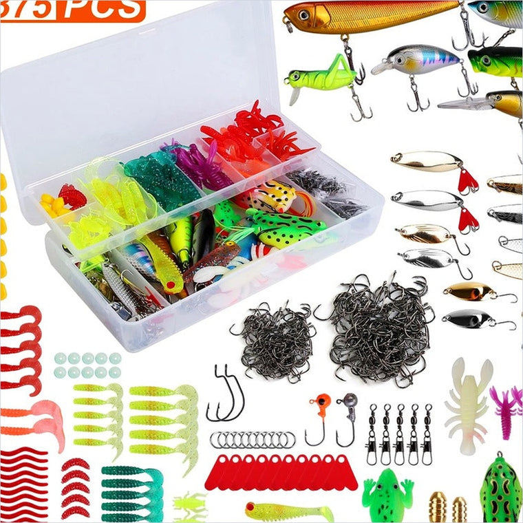 375Pcs Saltwater Tackle Box — BiteClutch Fishing Baits