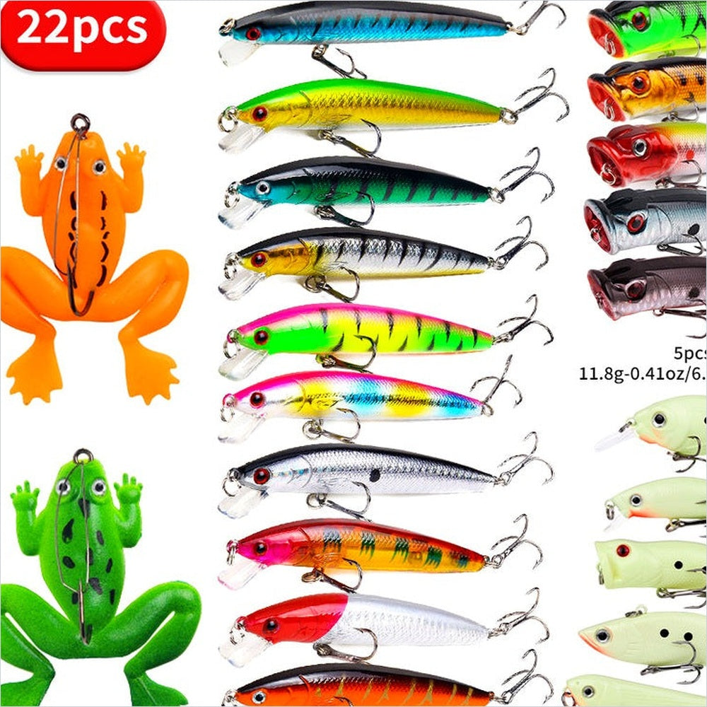Topwater Lure Kit 22-102pcs — BiteClutch Fishing Lures