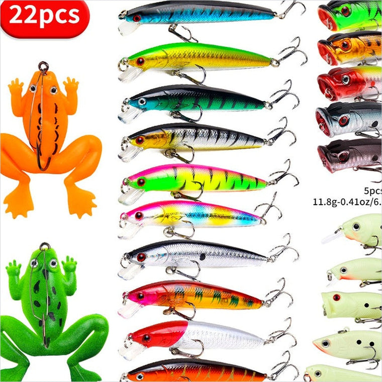 Topwater Lure Kit 22-102pcs — BiteClutch Fishing Lures