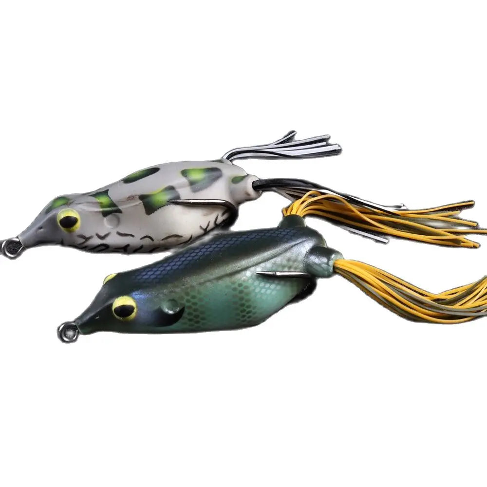 Topwater Frog Lure — Soft Silicone Bass Bait, 2 Sizes