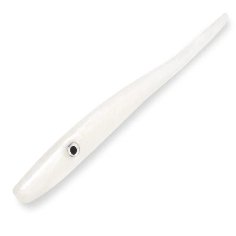 Shad Eel Worm — Soft Silicone, 6 Pack