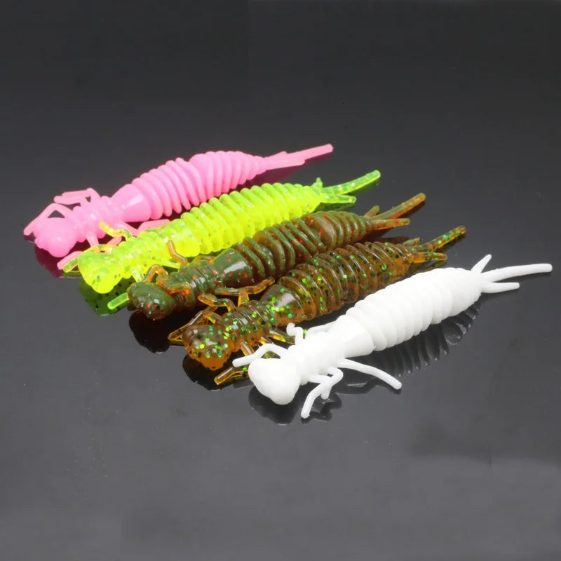 Soft Plastic Worm — 8 Pack, Jigging Swimbait