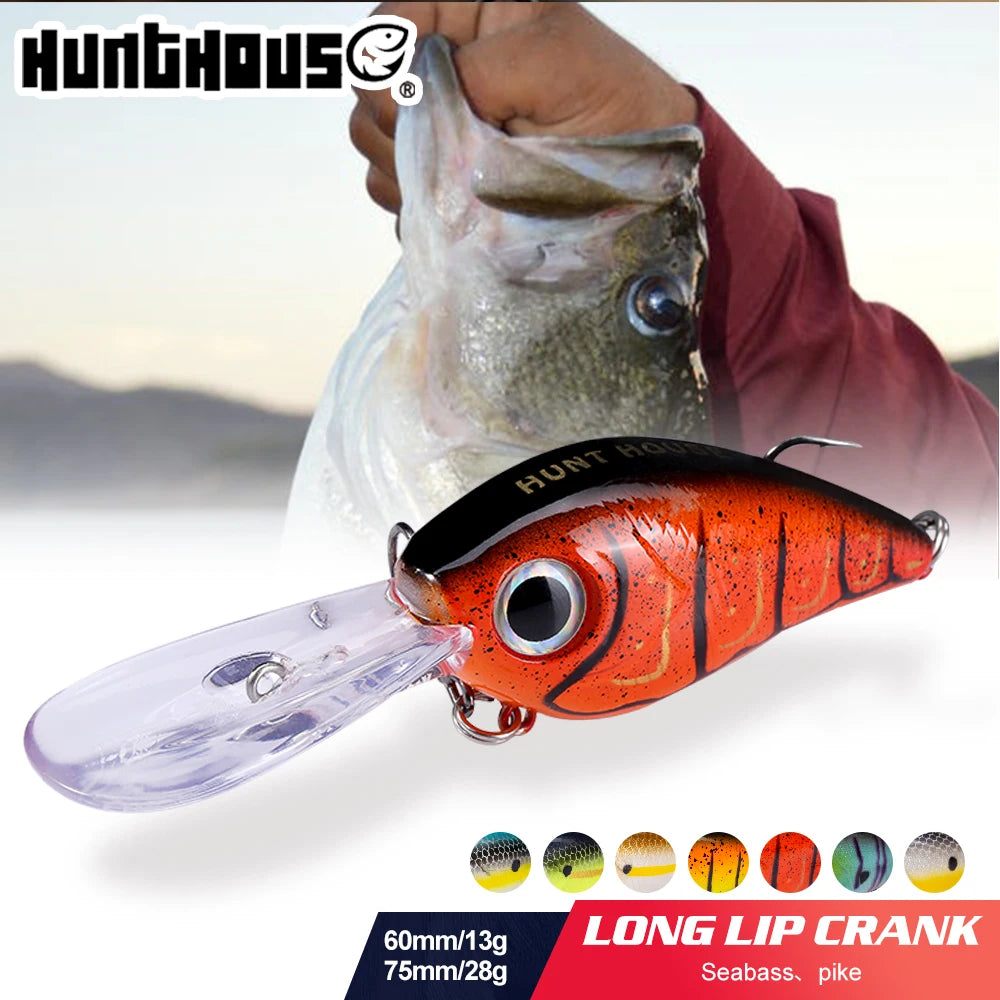 Jerk Crankbait Minnow — Long Lip, 2 Sizes