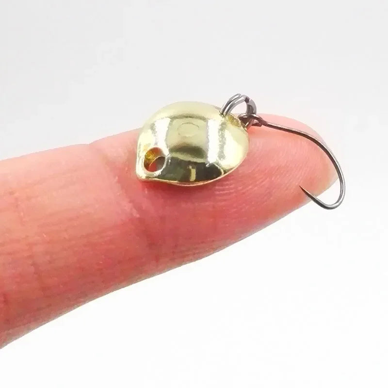 Mini Sequin Spoon Spinnerbait — Wobbler, 1.8g
