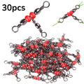 3-Way Connector Swivels — 30 Pack, with Beads