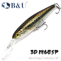 Suspending Minnow Jerkbait — Bass & Pike, 68mm