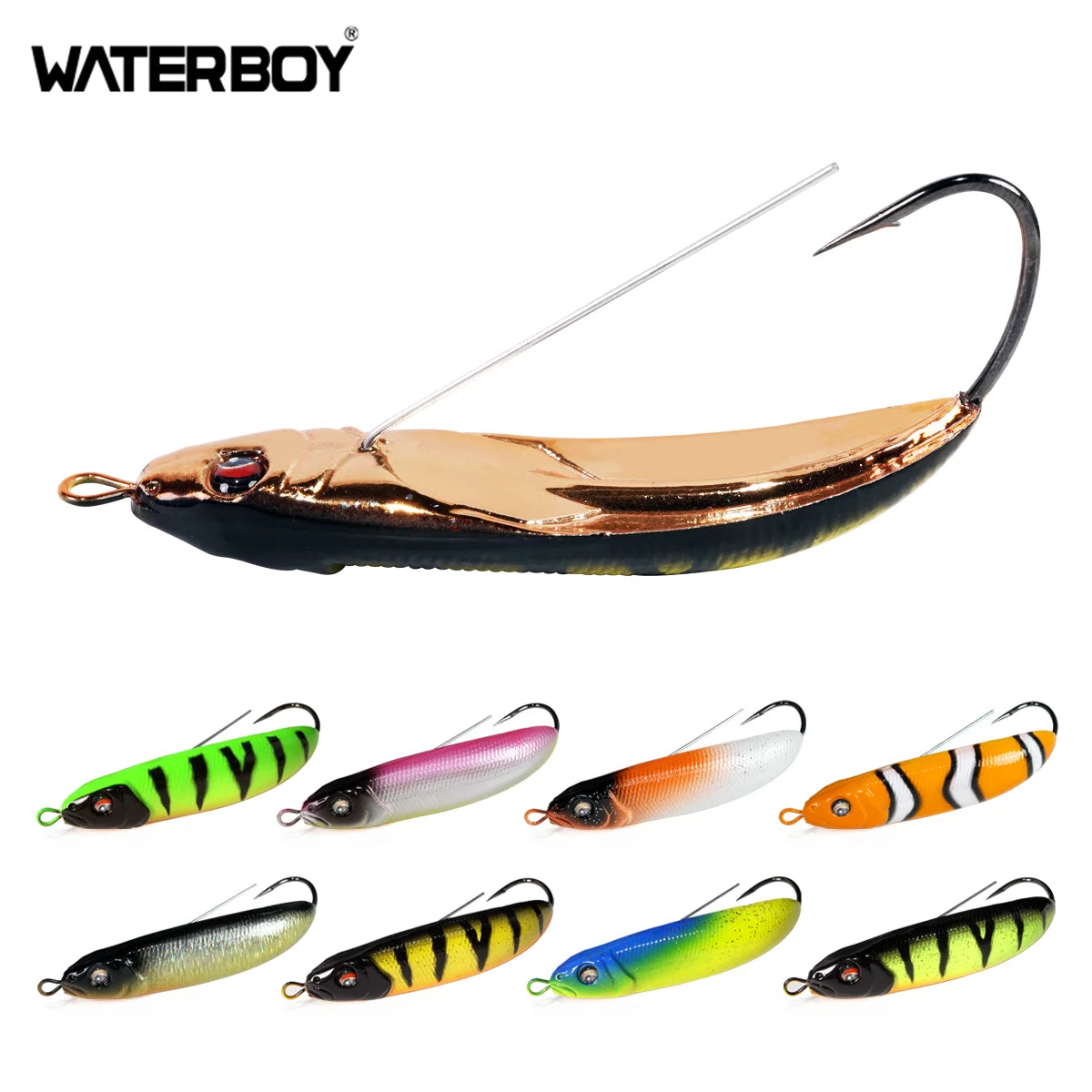 Weedless Spoon Lure — 2 Sizes, Hard Bait