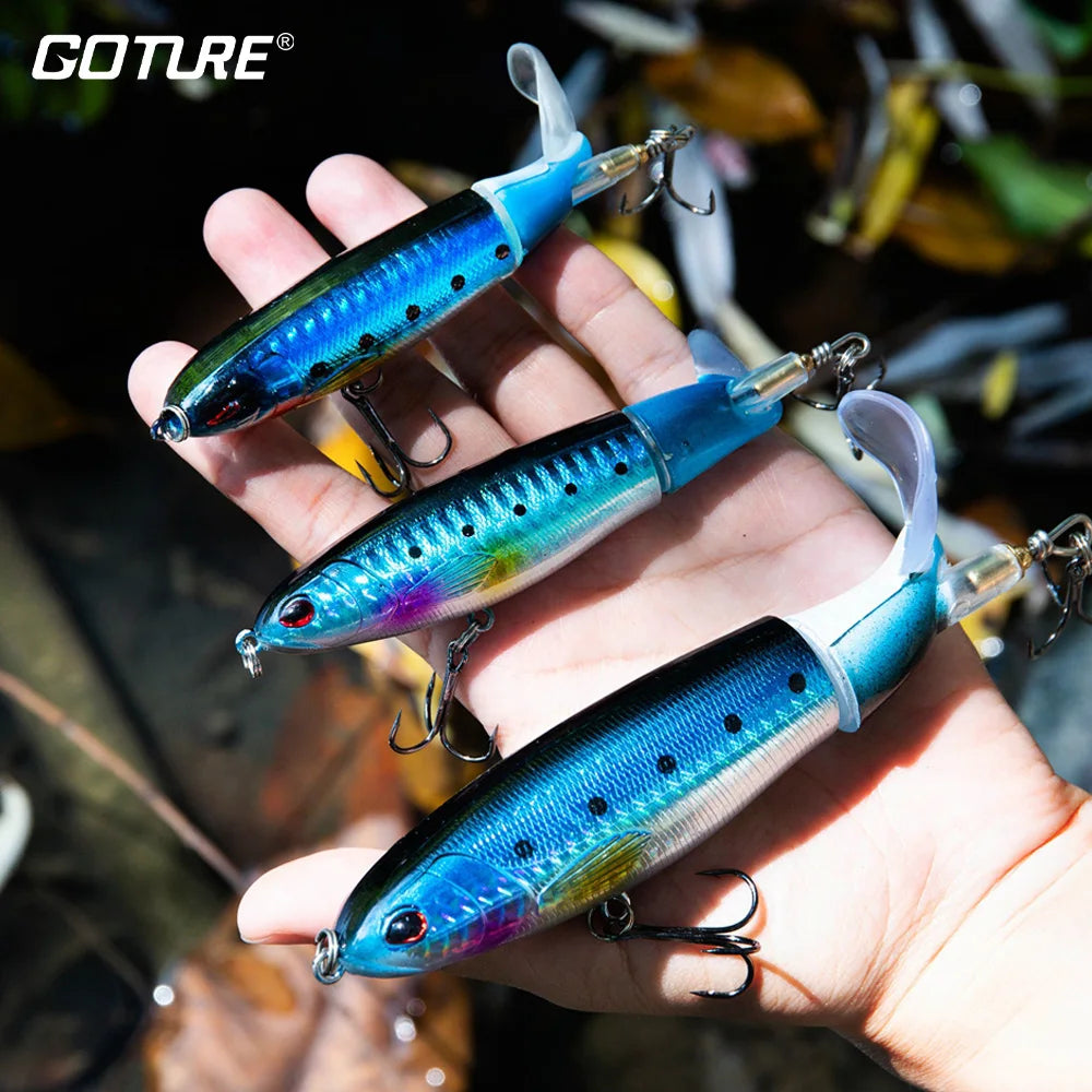 Whopper Popper — Rotating Tail, 3 Weight Options