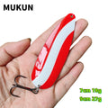 Metal Spoon Baits — Mix Colors, 2 Sizes