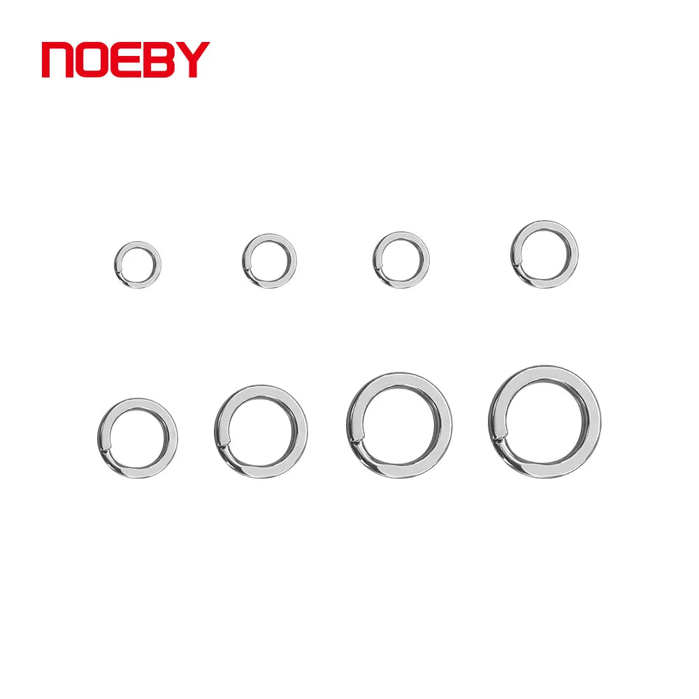 Heavy Duty Split Rings — Stainless, Double Ring