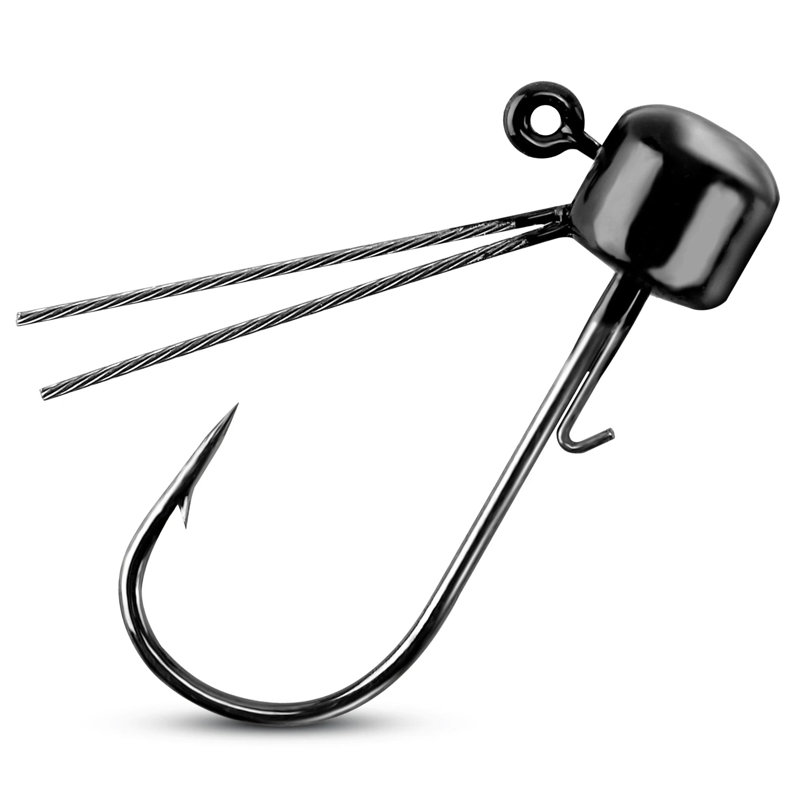 Weedless Ned Rig Jig Heads — 5 Pack, Bass