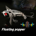 Golden Cicada Propeller Popper — Topwater, 70mm