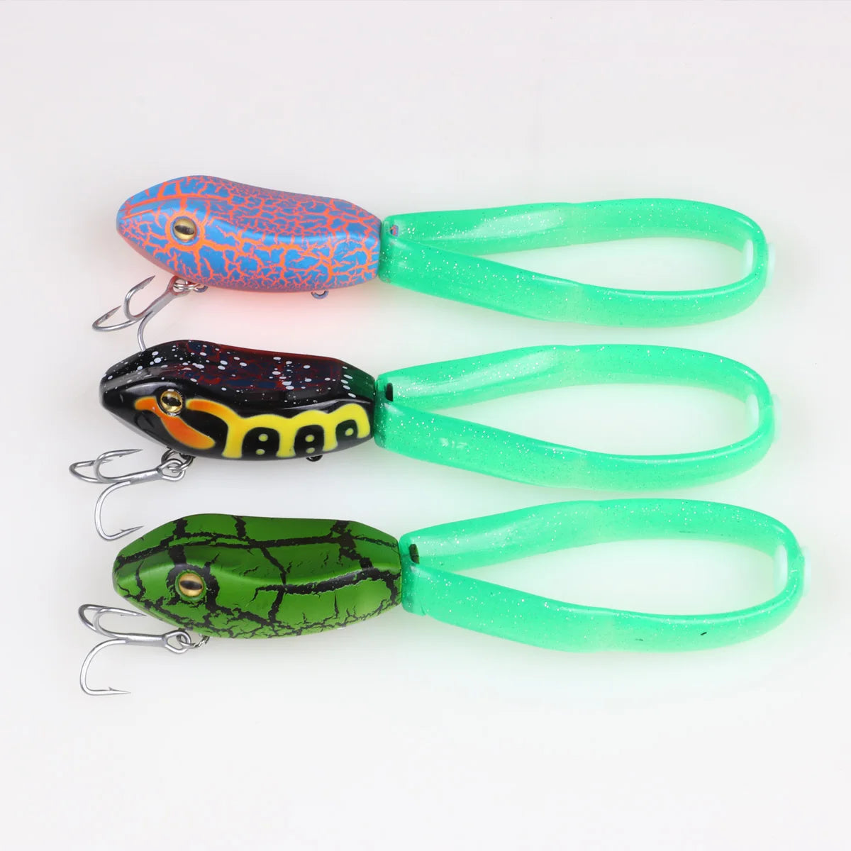 Floating Frog Lure — Topwater Soft Bait with Hooks