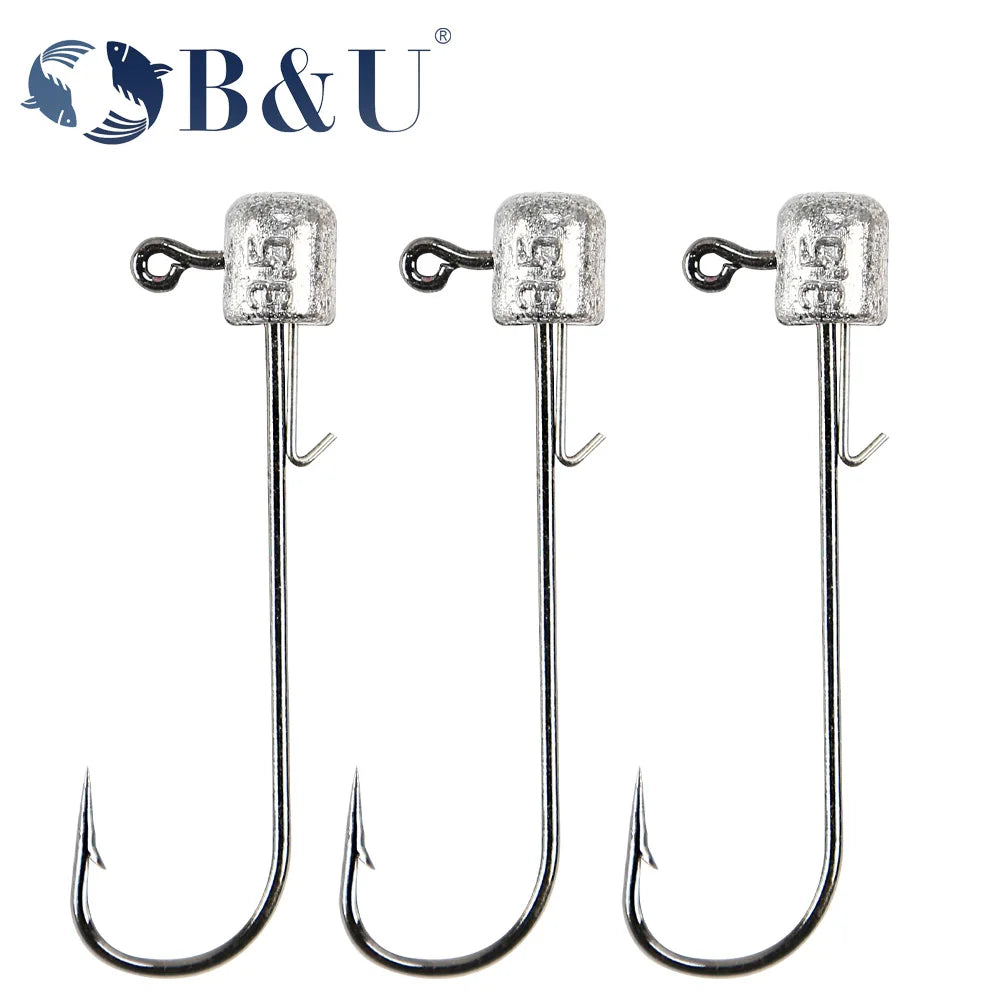Mushroom Head Ned Rig Hooks — Soft Bait Ready