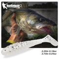 T-Tail Shad Soft Bait — 5 Pack, Bass Silicone