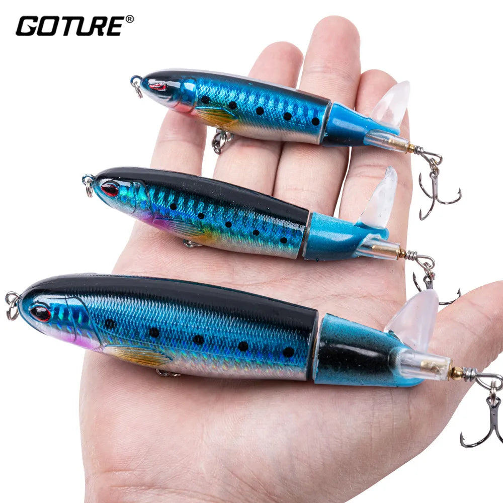 Whopper Popper — Blowup Topwater Bait, 3 Sizes