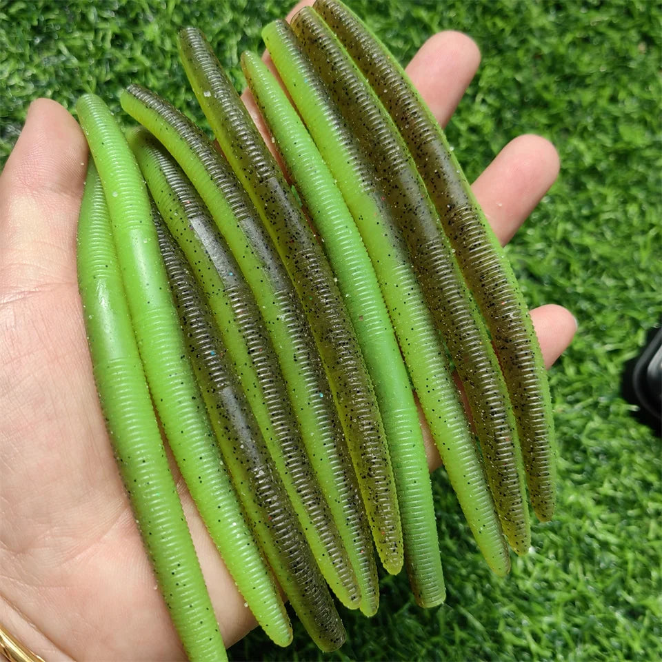 Soft Swimbait Worm — 10 Pack, Silicone