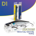 Floating Saltwater Poppers — 2 Sizes