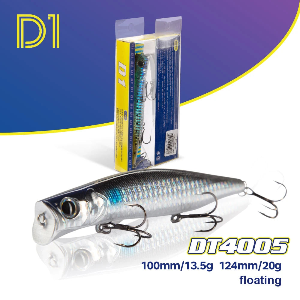 Floating Saltwater Poppers — 2 Sizes
