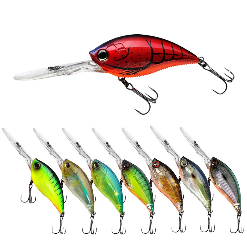 Trolling Crankbait Wobblers — Saltwater, 2 Sizes