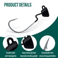 EWG Ned Rig Jig Heads — 5 Pack, Weedless Bass