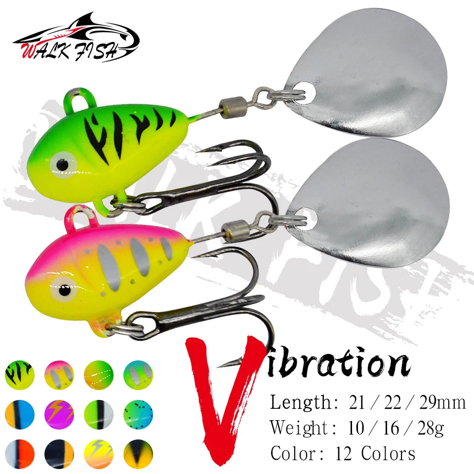 Metal Vib Tail-Spinner Swimbait — 3 Weight Options