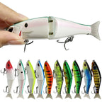 10Pcs Topwater Swivel-Tail Lure Kit – 35g 14cm Vibrant Hard Baits For Bass & Trout